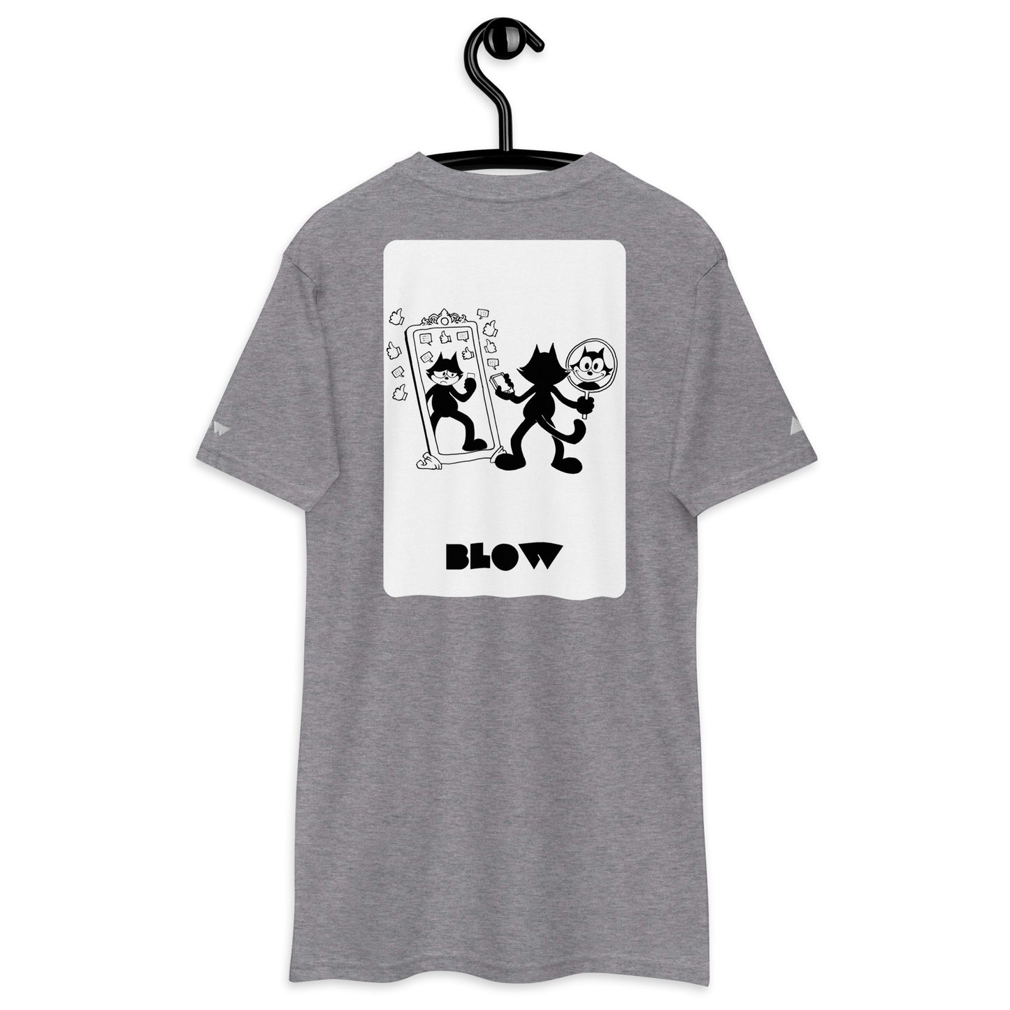 BLOW | LIMITED EDITION | MIRROR MIRROR EMBROIDERED PREMIUM HEAVYWEIGHT T-SHIRT