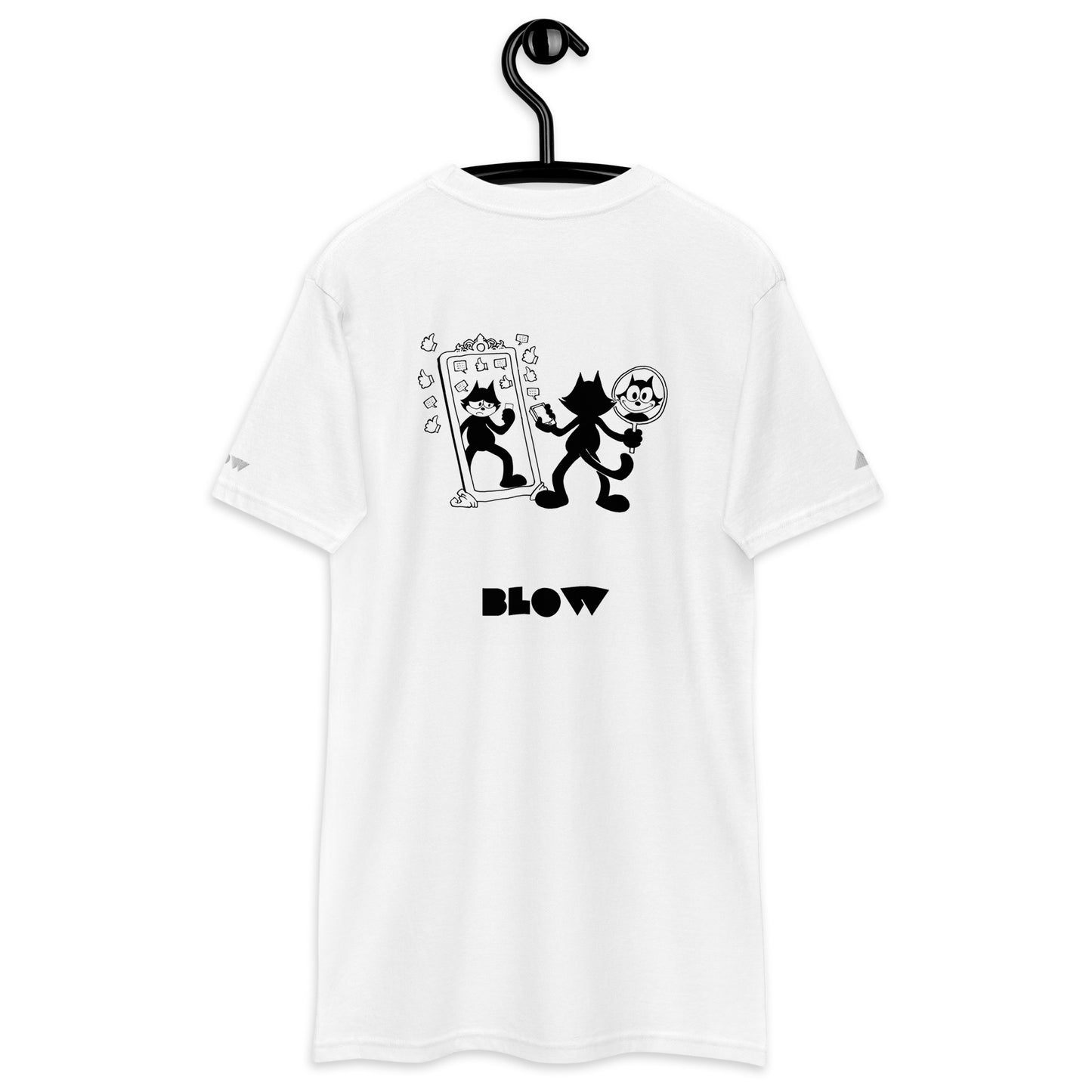 BLOW | LIMITED EDITION | MIRROR MIRROR EMBROIDERED PREMIUM HEAVYWEIGHT T-SHIRT